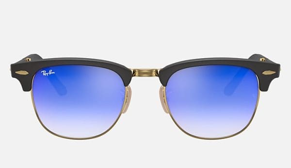 Ray Ban Clubmaster Folding Flash Lenses Gradient