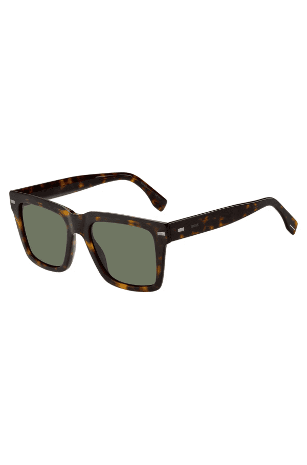 ÓCULOS DE SOL HAVANA BIO ACETATO COM REBITES ESTAMPADOS